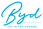 Build your dreams logo fondo transparante